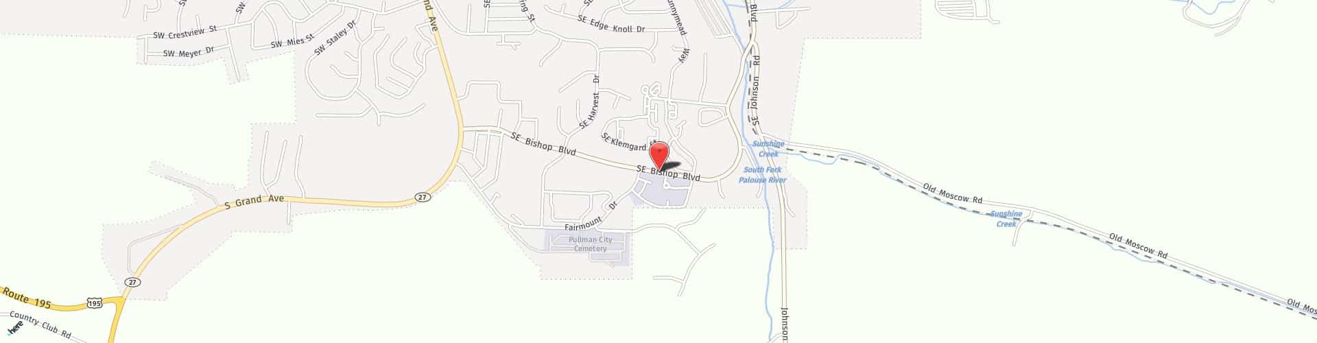 Location Map: 825 SE Bishop Blvd Pullman, WA 99163