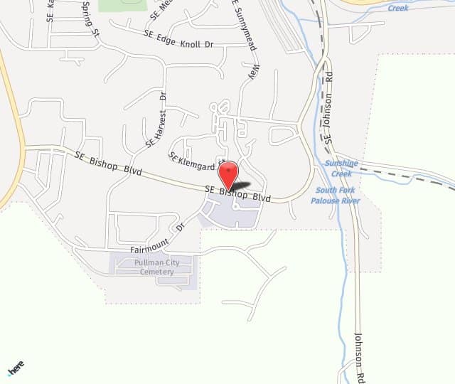 Location Map: 825 SE Bishop Blvd Pullman, WA 99163